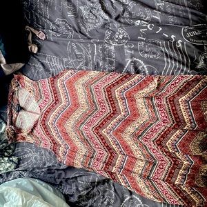 Rustic knee length dress